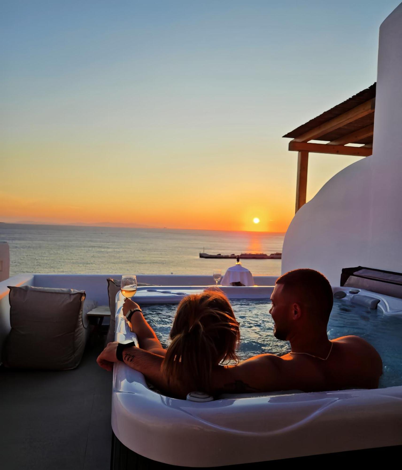 Avra Mykonos Hotell Tourlos Exteriör bild