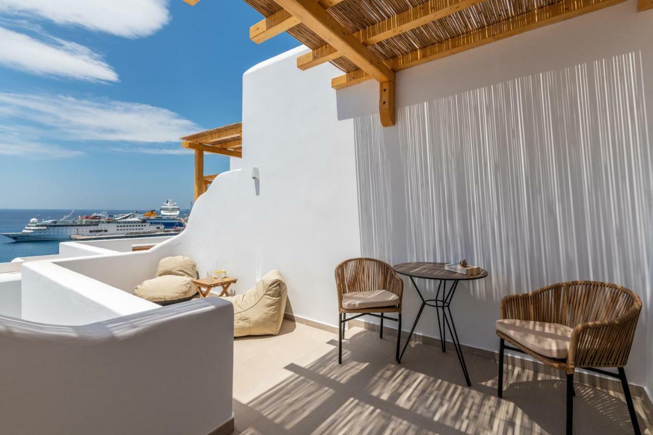 Avra Mykonos Hotell Tourlos Exteriör bild